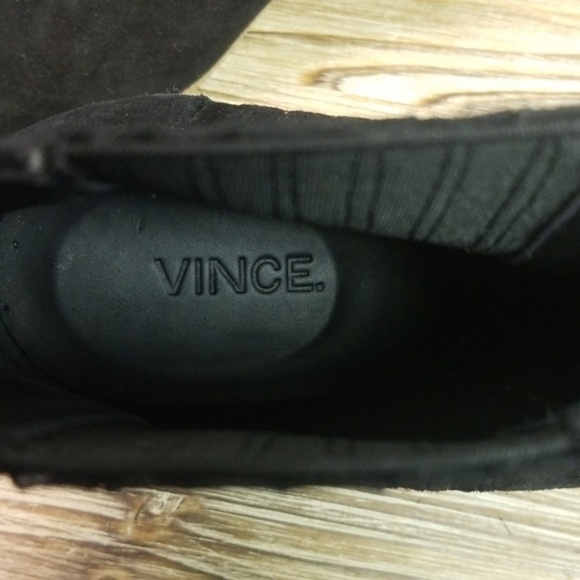 Vince Haider Suede Ankle Boots - Black - Picture 5 of 7